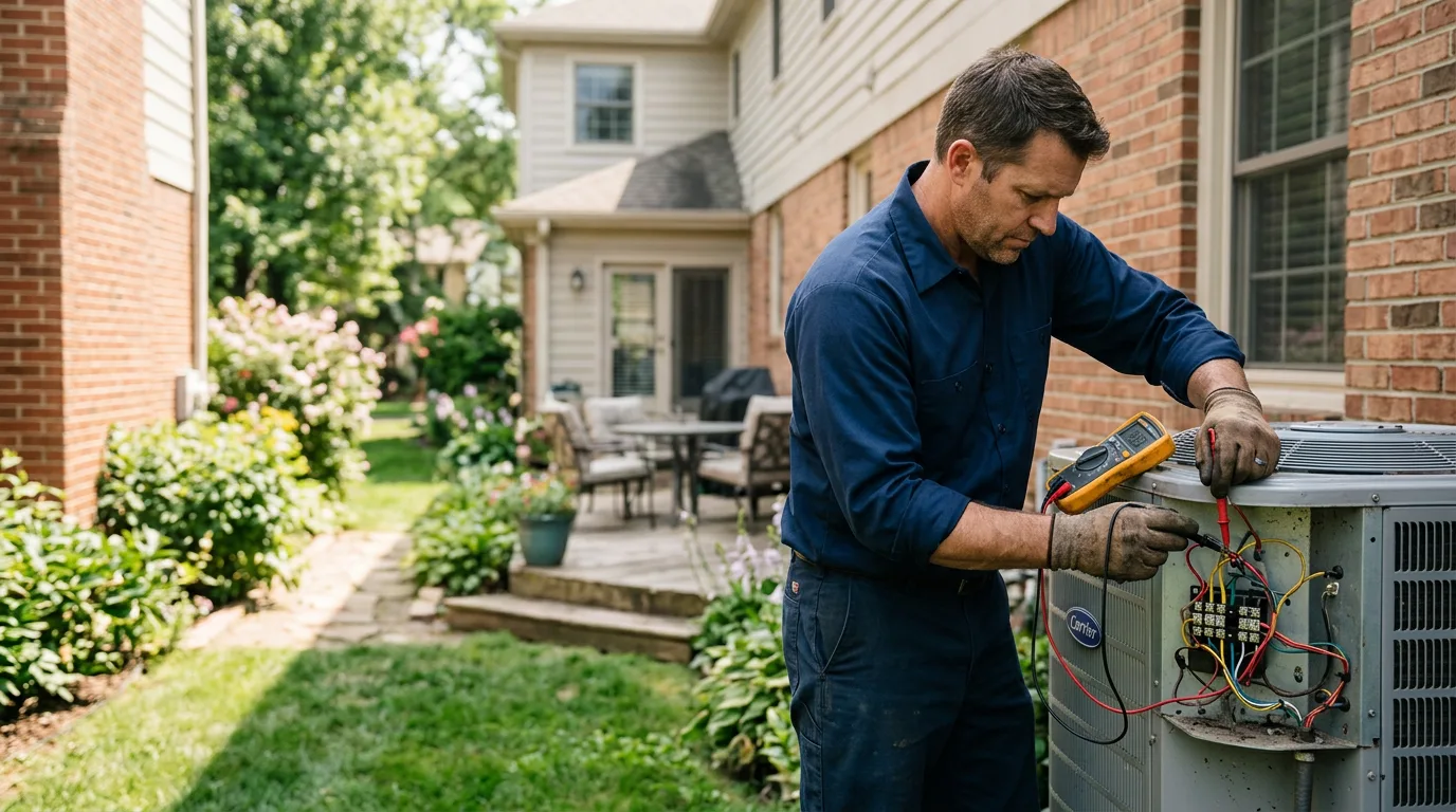 HVAC technician working near Mount Hermon, KY